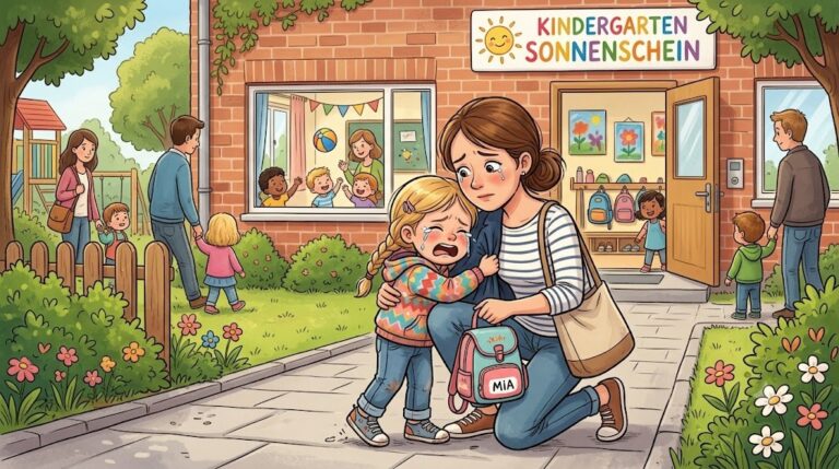 Tränen beim Abschied: Wenn das Kind nicht in die Kita möchte