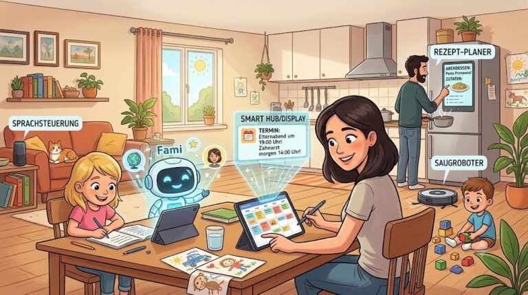 KI im Familienalltag: Wie künstliche Intelligenz Eltern wirklich helfen kann