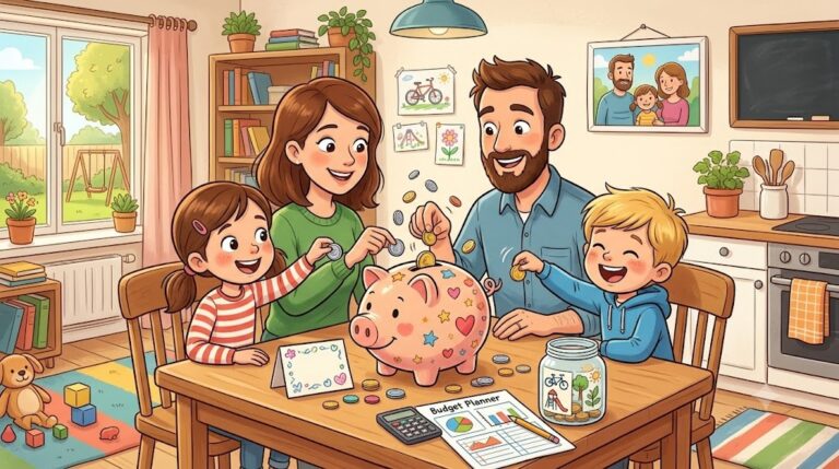 Mit Kindern sparen: So bleibt am Monatsende trotzdem noch etwas übrig