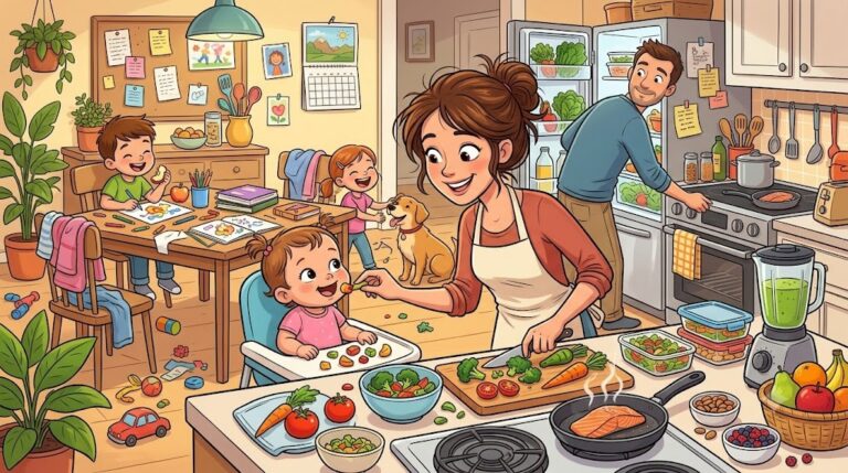Gesund essen trotz Familienchaos: So klappt Ernährung auch mit wenig Zeit