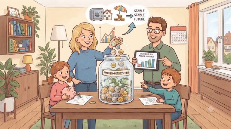 Der Familien-Notgroschen: Wie viel Geld ihr wirklich zurücklegen solltet