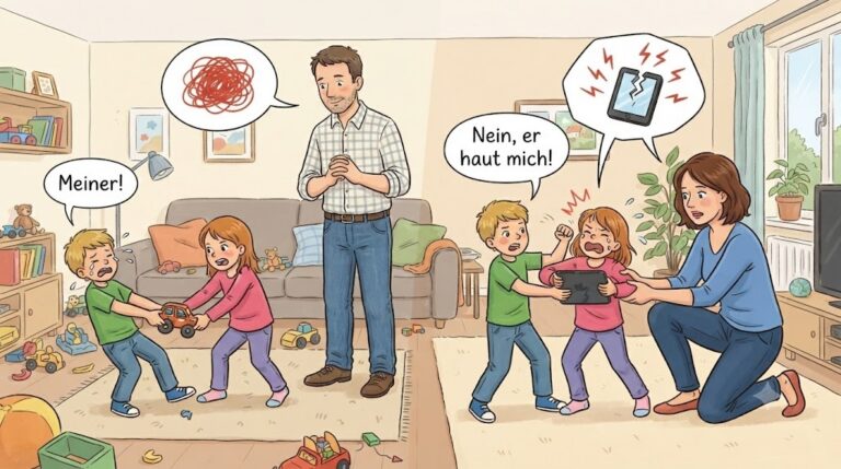 Geschwisterstreit: Wann Eltern eingreifen sollten und wann nicht