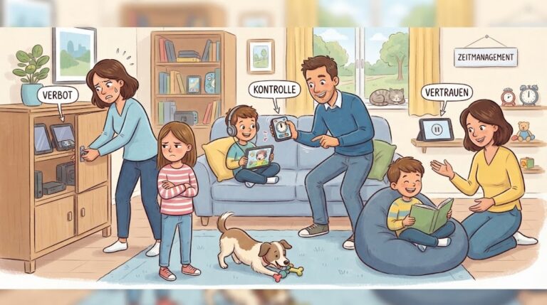 Bildschirmzeit bei Kindern: Zwischen Verbot, Kontrolle und Vertrauen