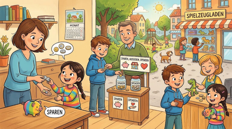 Taschengeld ab wann? Wie Kinder den richtigen Umgang mit Geld lernen