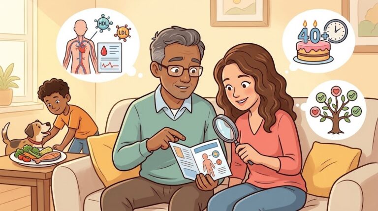 Cholesterin ab 40: Was Eltern wirklich wissen sollten