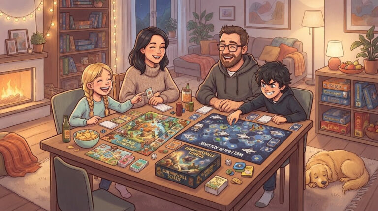 Spieleabend mit der Familie: Die besten Ideen für gemeinsame Zeit