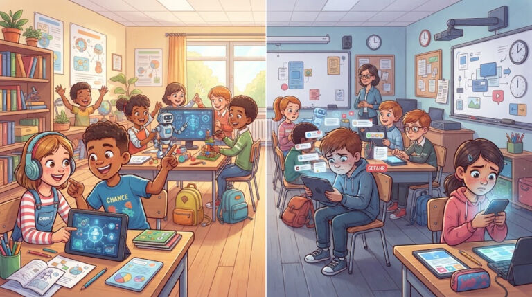 Smartphone, Tablet und KI in der Schule: Chance oder Gefahr für Kinder?