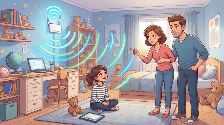 WLAN im Kinderzimmer: Was Eltern über Sicherheit und Strahlung wissen sollten