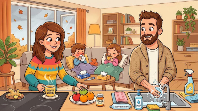 Erkältungszeit mit Kindern: So bleiben Eltern besser gesund