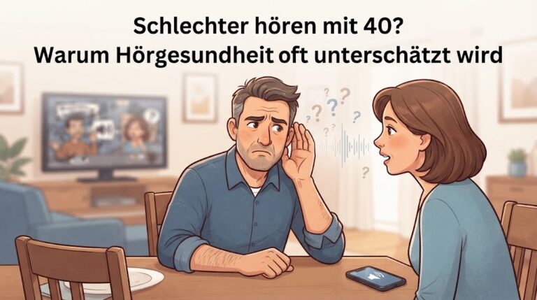 Schlechter hören mit 40? Warum Hörgesundheit oft unterschätzt wird