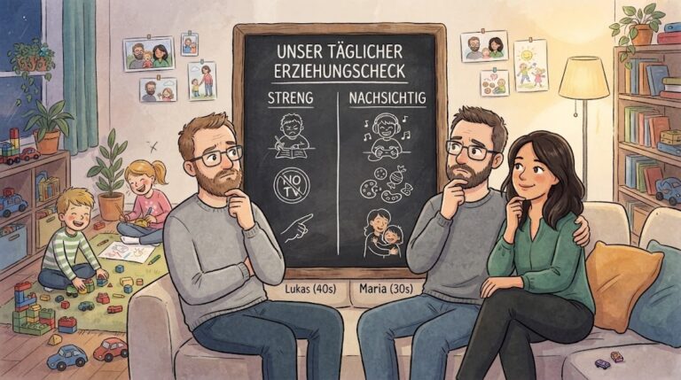Sind wir zu streng oder zu nachsichtig? Der tägliche Erziehungscheck