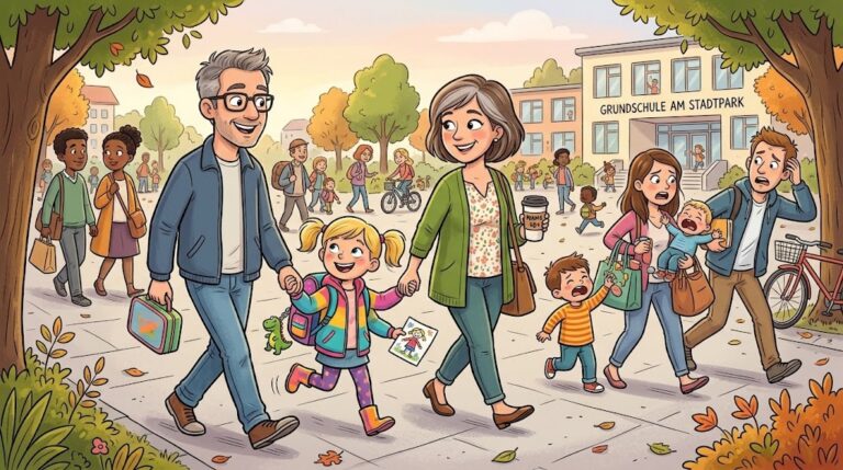 Mit 40 nochmal Schulkind-Eltern: Warum diese Phase ganz anders ist