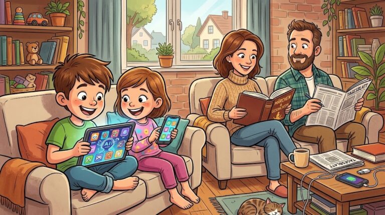 Digitale Kinder, analoge Eltern: Erziehung im Zeitalter von Smartphone und KI