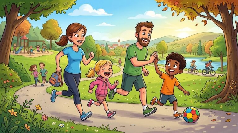 Sport als Familie: So bleiben Eltern und Kinder gemeinsam aktiv